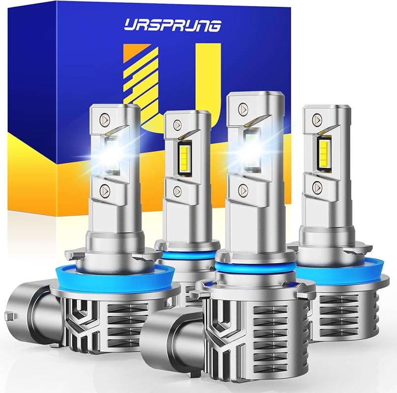 Ursprung H11 9005 LED Bulbs Combo for Reflector Headlights with 6500K 