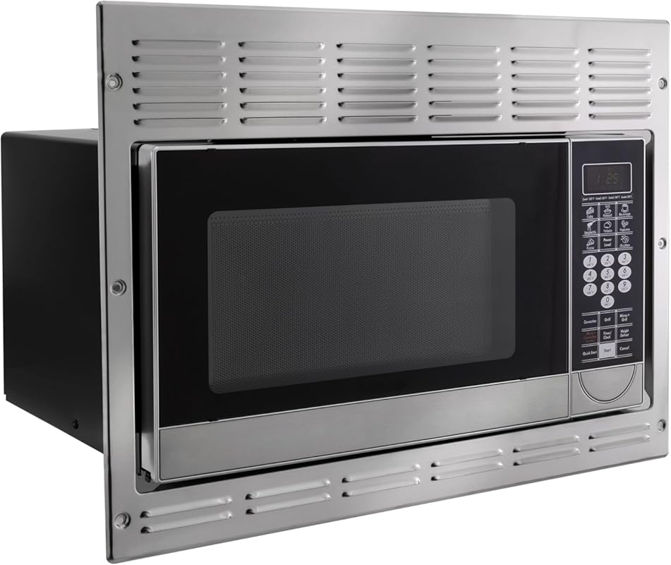 Tough Grade RV Convection Microwave: Stainless Steel Built-In 1.1 Cu F
