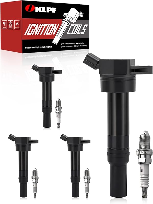 Ignition Coil Pack with Iridium Platinum Spark Plugs for Hyundai Elant