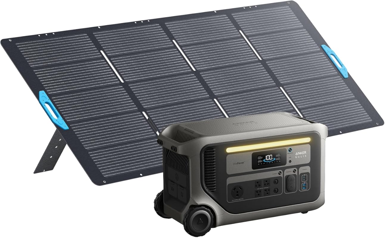 Anker SOLIX F3000 Portable Power Station and 400W Solar Panel Bundle w
