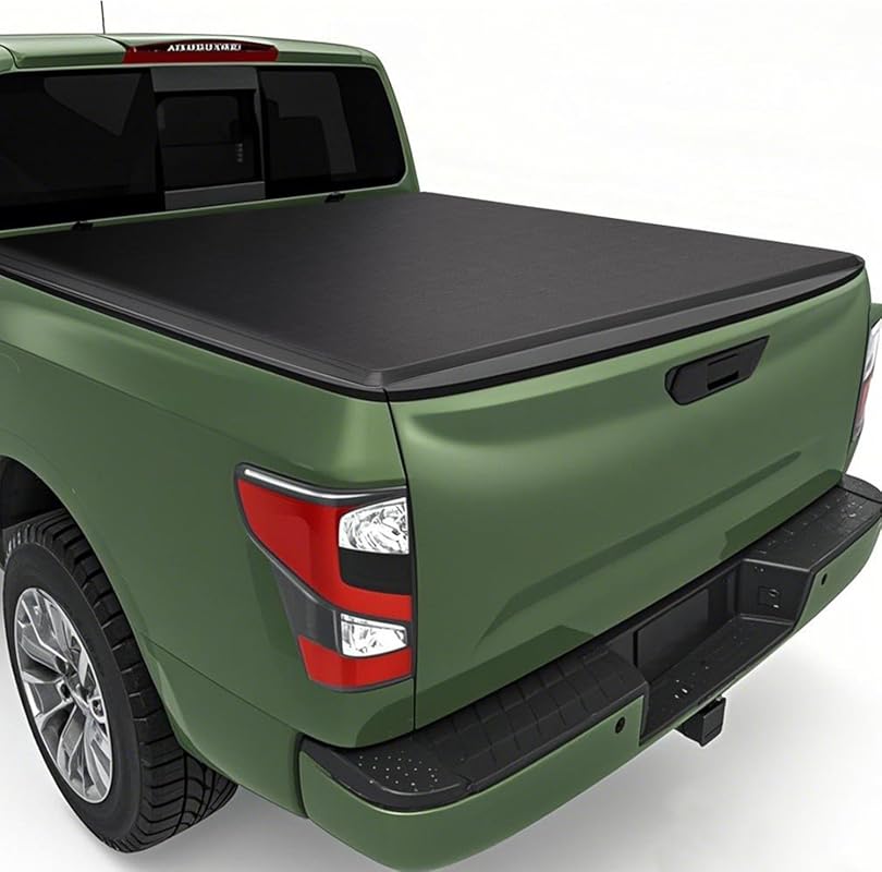 Soft Roll-Up Vinyl Tonneau Cover for 2005-2025 Nissan Frontier with 6.