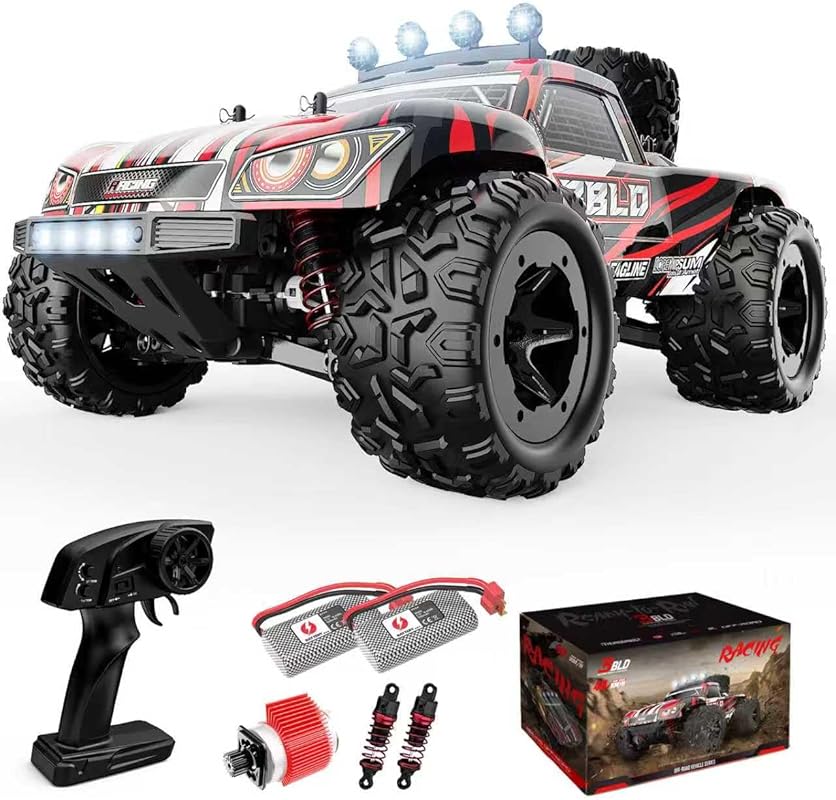1/18 Scale RC Car with IPX4 Waterproof, 40KM/H Speed, and 4X4 Off-Road