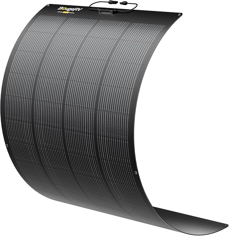 BougeRV Arch Pro 200W Flexible Solar Panel for Boats with Anti-Shading