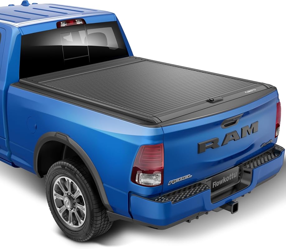 Retractable Hard Tonneau Cover for 2010-2025 Dodge Ram 2500 and 3500 6
