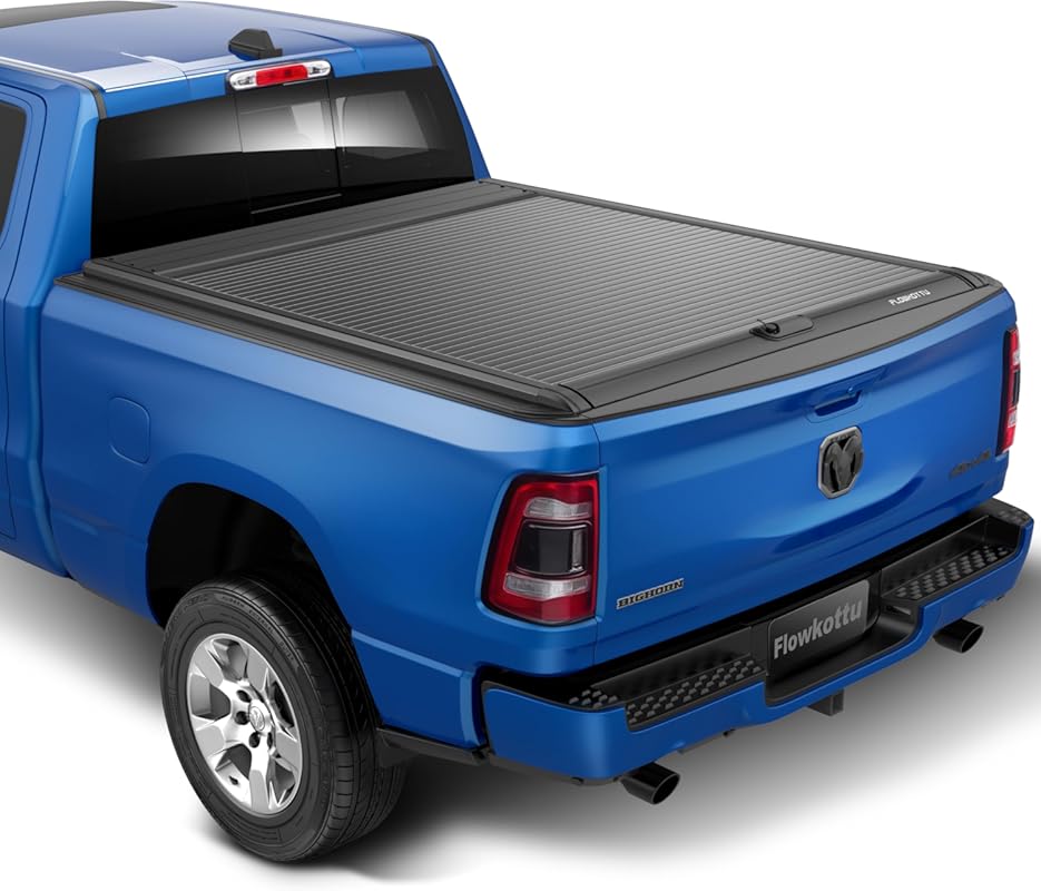 Hard Retractable Tonneau Cover for 2009-2025 Dodge Ram 1500 with a 6.4