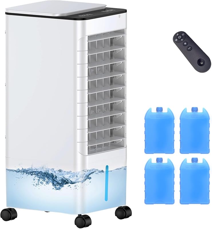 Windowless Portable Air Conditioner with Remote Ventless Evaporative S