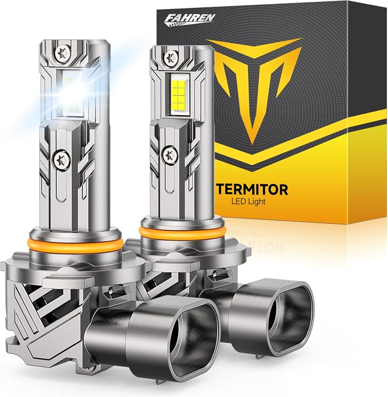 FAHREN 9012/HIR2 Bulb, 𝟖𝟎,𝟎𝟎𝟎𝐋𝐌 𝟏𝟎𝐗 Brightest 6500K 1:1 Mini Size with