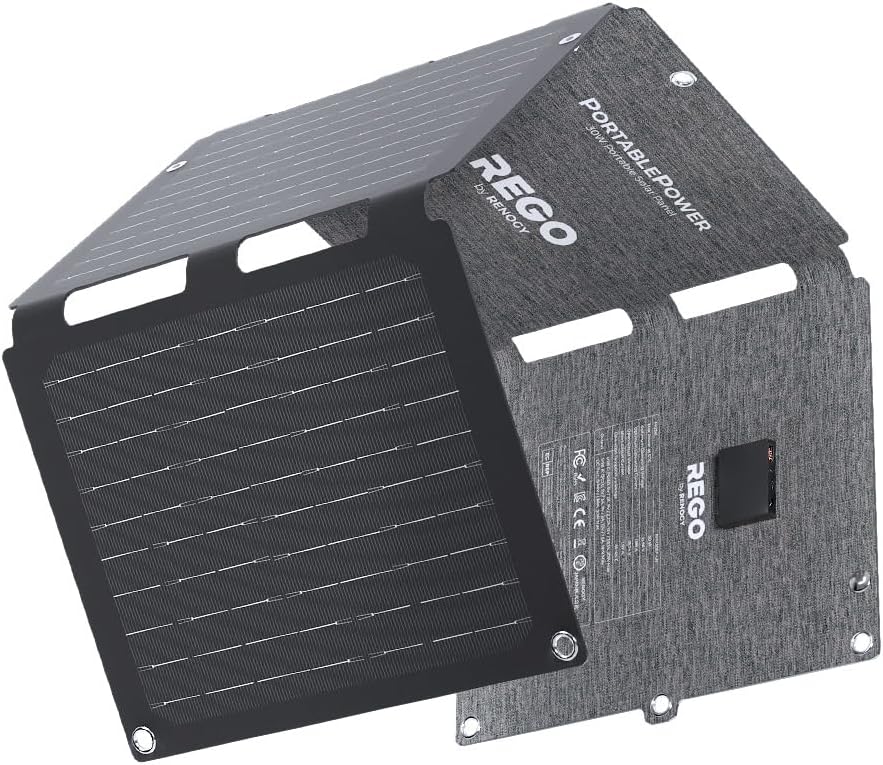 Renogy Solar Panels, 30W Portable Solar Panel Charger, Fast Charging f