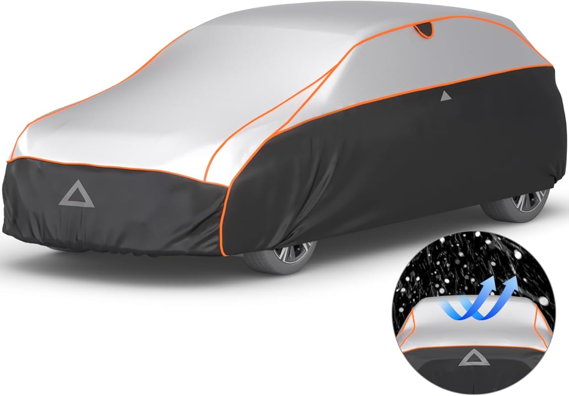 Favoto Hail Proof Car Cover - Waterproof Hatchback Cover Hail Protecto