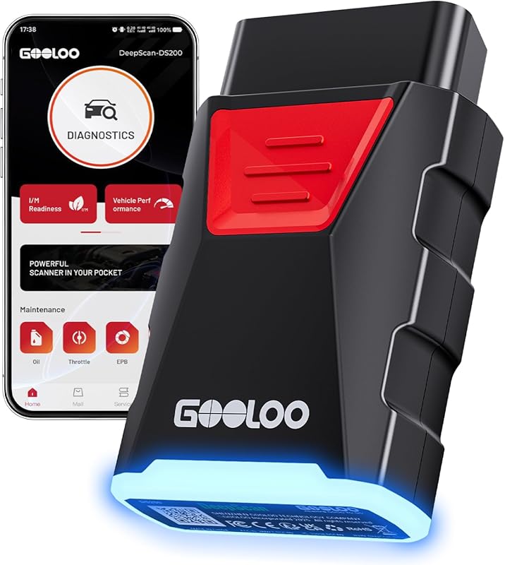 GOOLOO DEEPSCAN DS200 Bluetooth OBD2 Scanner for All System Bidirectio