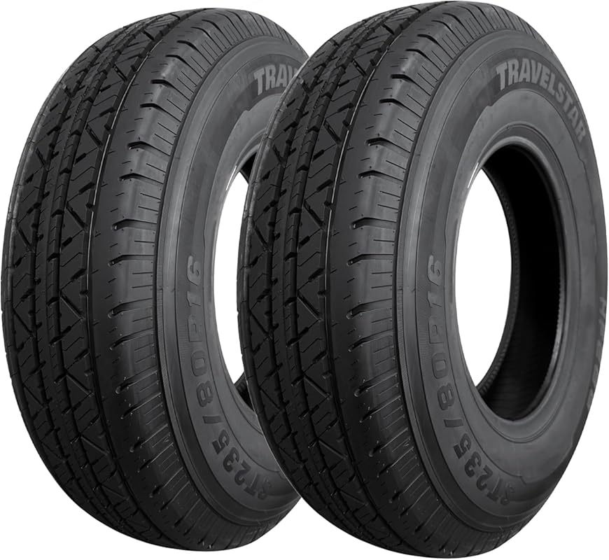 Set of 2 Travelstar HF288N ST205/75R15 111/106N E Rated 10 Ply Deep Tr