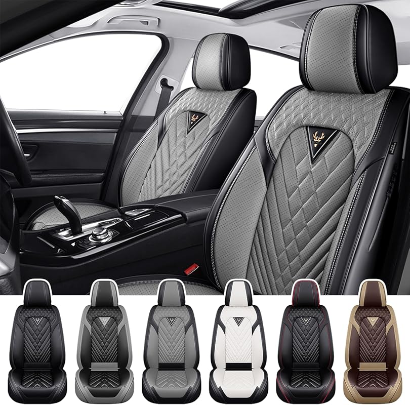 Waterproof Nappa Leather Seat Covers for Honda CR-V 2000-2026 Models,