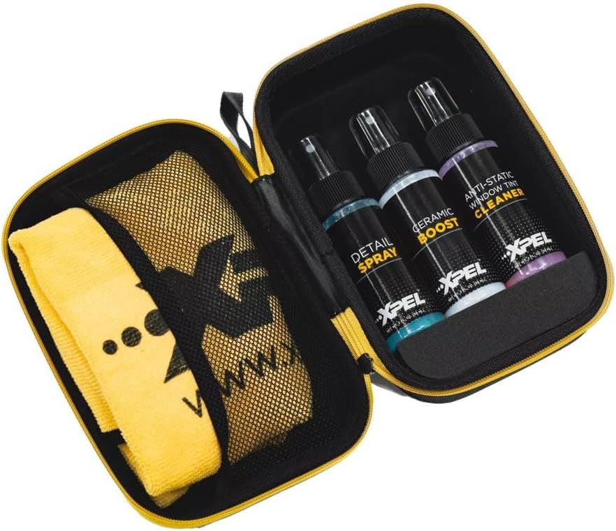XPEL car care kit with ceramic boost and waterless detail spray for ve