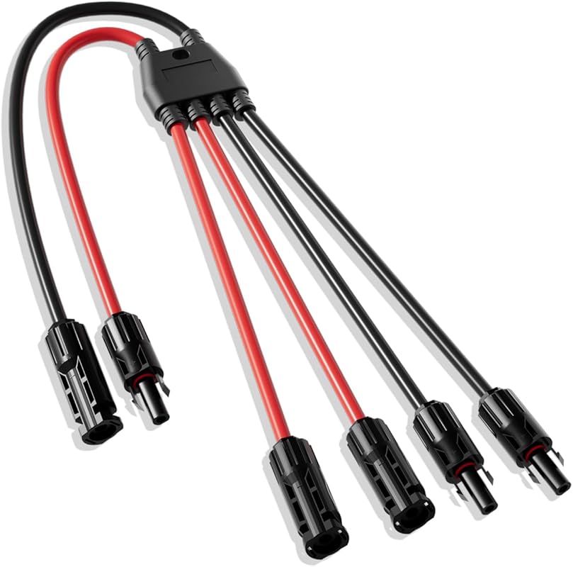 ECO-WORTHY Solar Connector Kit - Y Branch Parallel PV Adapter Cables f