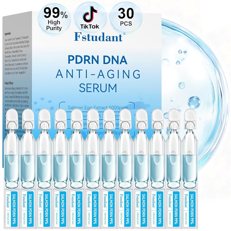 Salmon DNA PDRN Peptide Serum with Hyaluronic Acid, Collagen and Niaci