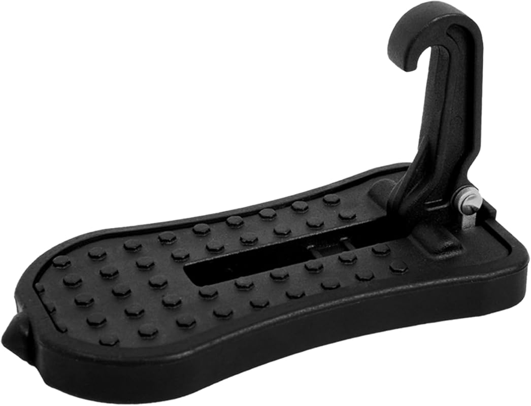 Foldable Car Door Step with Glass Breaker and Roof Rack Access for Mos