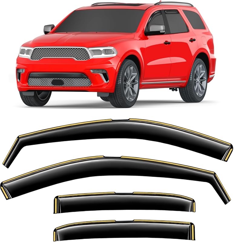 in-Channel Window Rain Guards Fit for Dodge Durango 2011