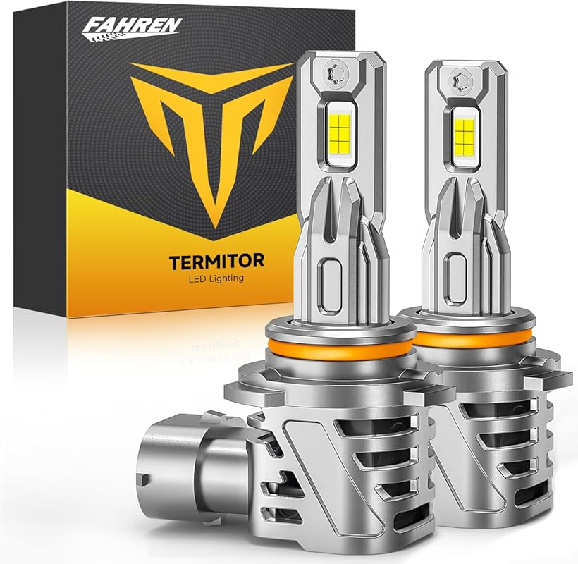 FAHREN 𝐁𝐫𝐢𝐠𝐡𝐭𝐞𝐬𝐭-𝐆𝐞𝐧 9012/HIR2 LED Bulb, 𝟕𝟎,𝟎𝟎𝟎𝐋𝐌 𝟏𝟐𝟎𝟎% Ultra-Bright, 