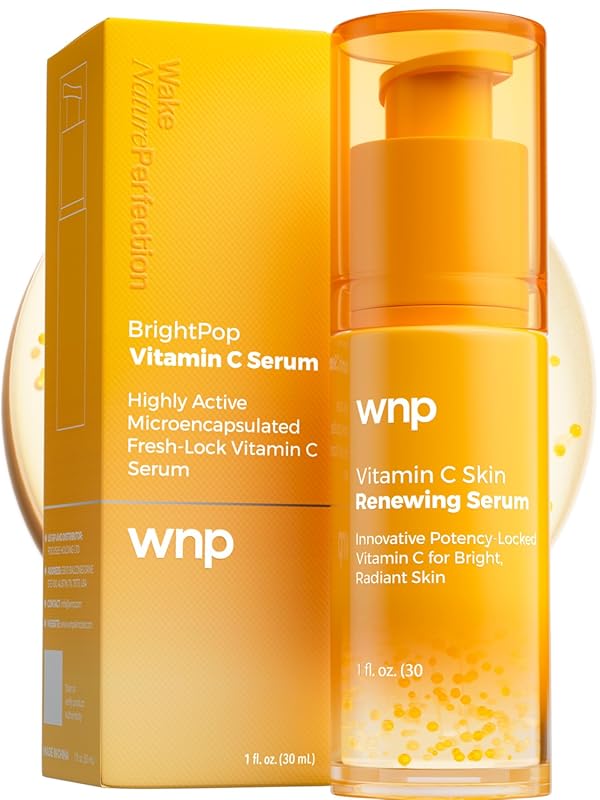 WNP Vitamin C Serum with Hyaluronic Acid and Vitamin E for Dark Spots 