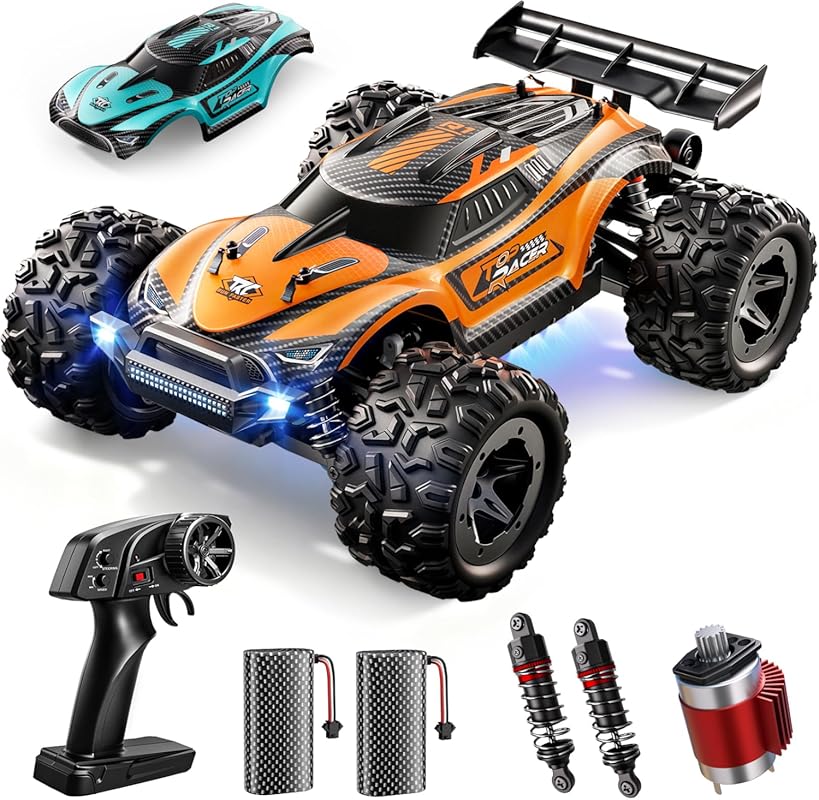 1:18 Scale Fast RC Car with 38+ KPH Speed and 4x4 All Terrain for Teen