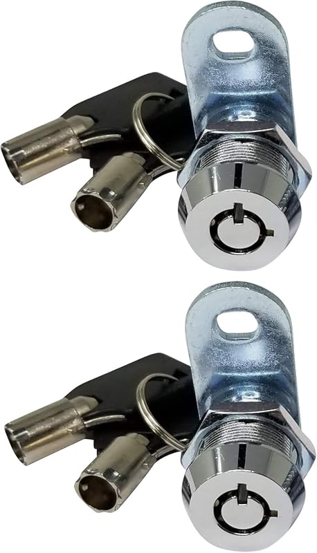 Tubular Cam Locks with Removable Keys for RV Compartments, Cabinets, a