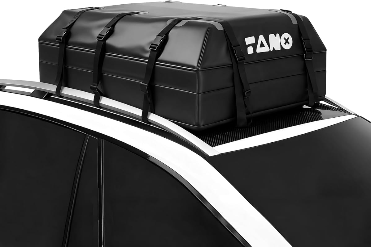 TANX Waterproof 21 Cubic Foot Roof Bag for All Cars with Reinforced St