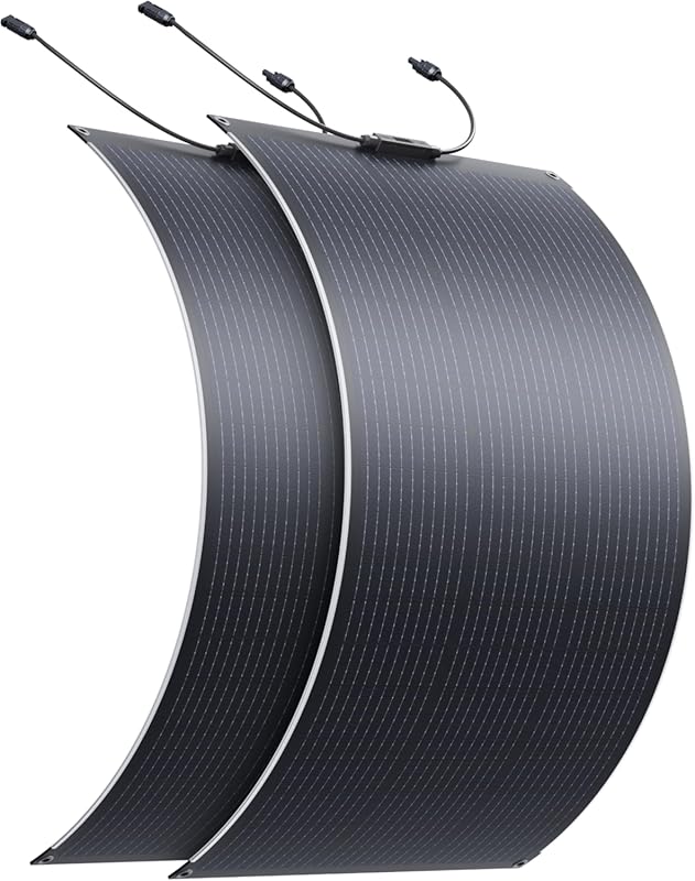 BLUETTI 2x100W Flexible Solar Panels with 23.4% Efficiency for RV and