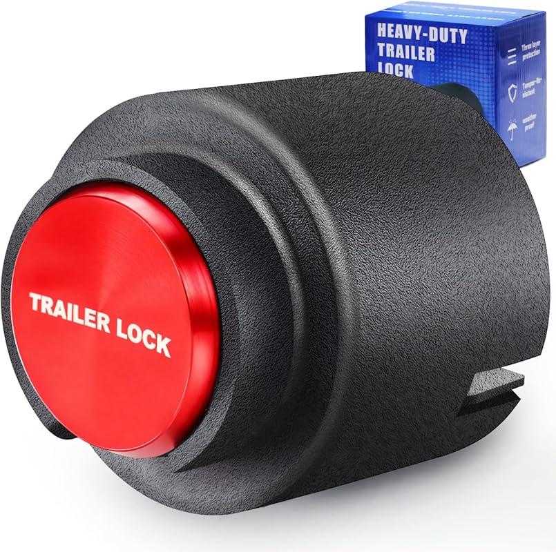 Weather Resistant Trailer Lock for Bulldog Couplers with Heavy Duty Ha