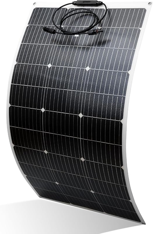 100W Flexible Solar Panel with PERC Monocrystalline Cells and IP67 Wat