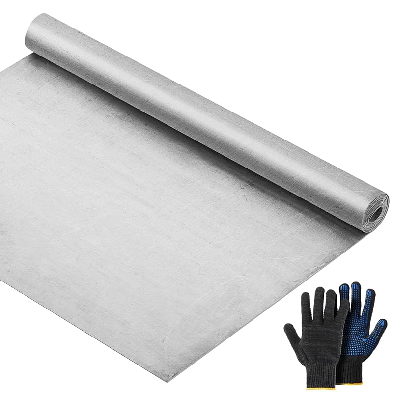 Moxweyeni Lead Sheet Roll: 1/32'' x 16'' x 64'' with Gloves for DIY an
