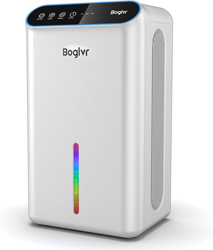 85oz Quiet Small Dehumidifier for Bedroom and Bathroom with Drain Hose