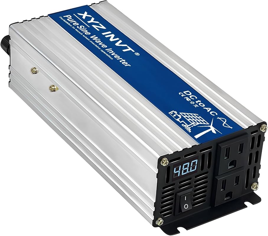 1000W Pure Sine Wave Inverter for Solar and Home with 48V to 120V Conv