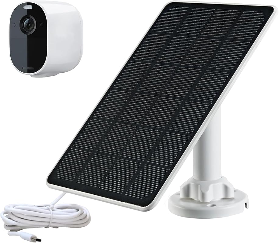 Solar Panel Charger Compatible with Arlo Essential 2K Outdoor/Essentia