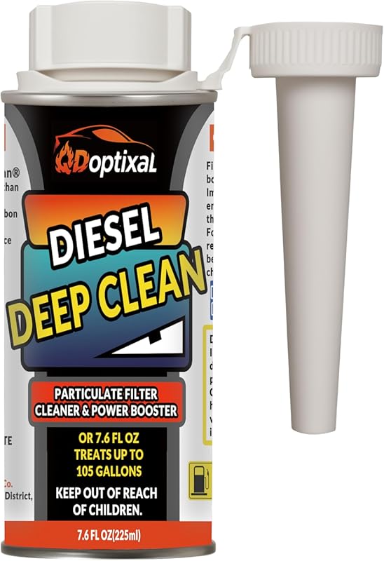 QDoptixal DPF Cleaner: Diesel Fuel Treatment for 106 Gallon Tanks Redu