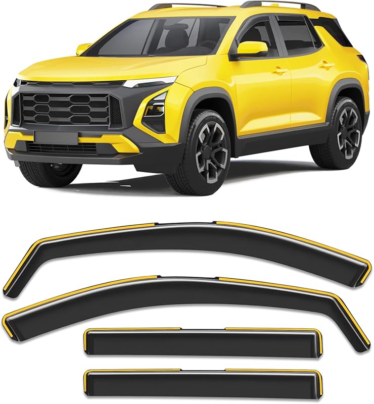in-Channel Window Rain Guard for Fit for Chevy Equinox 2025 2026 Rain 