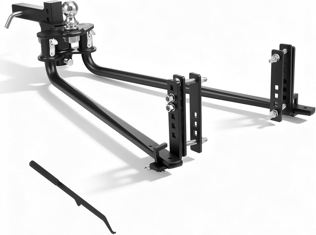 VEVOR Weight Distribution Hitch with Sway Control, 14,000 LB Towing an