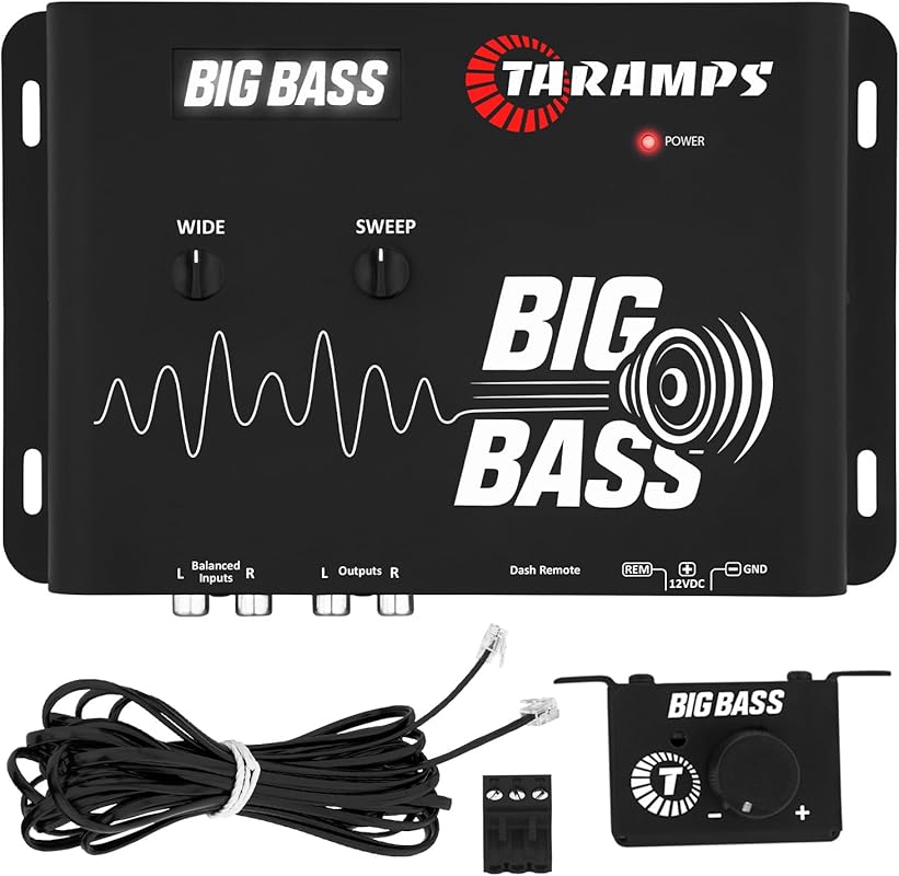 Taramps Big Bass DSP deep bass processor with adjustable frequency and