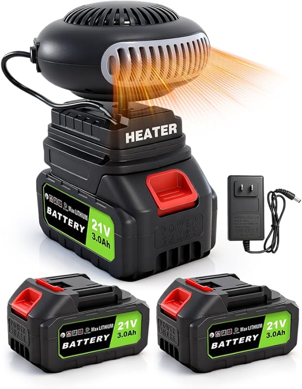 Battery Operated Heater Cordless, Portable Heater Car Window Defroster