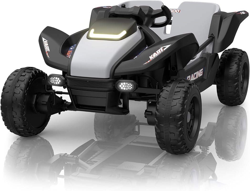 24V 2 Seater 4WD Ride-On Car with Remote Control and Multimedia System