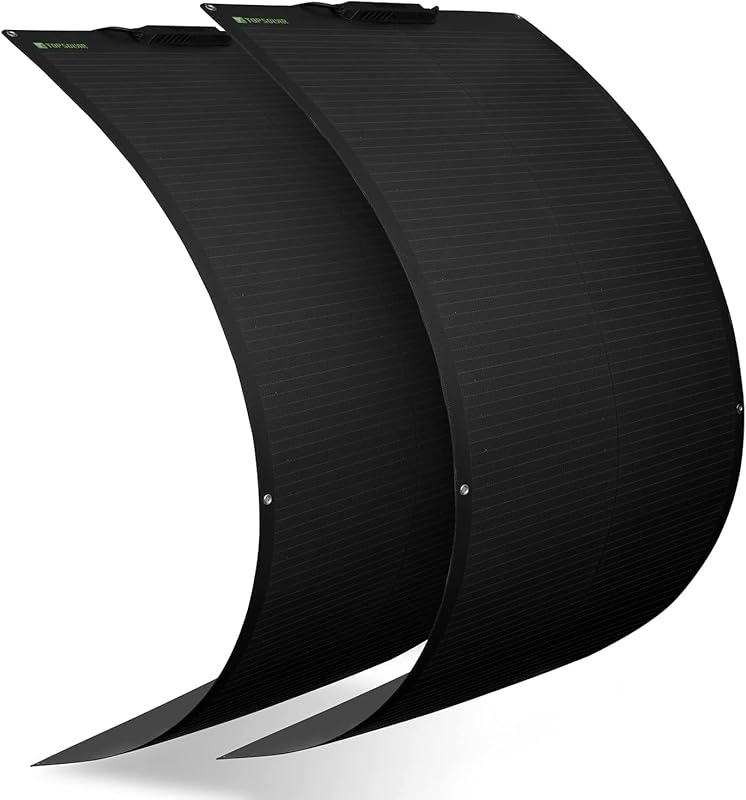 Topsolar 360W Flexible Solar Panel Kit: Includes Two 180W Panels for B
