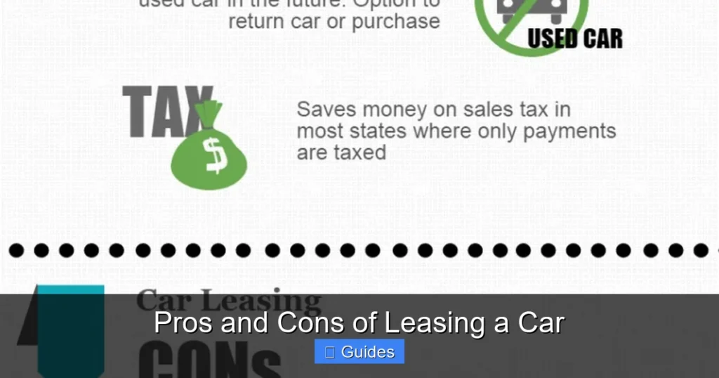 Pros and Cons of Leasing a Car