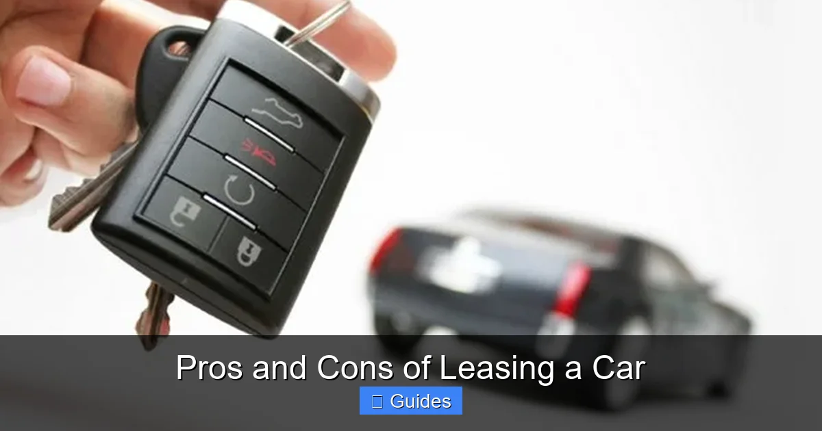 Pros and Cons of Leasing a Car