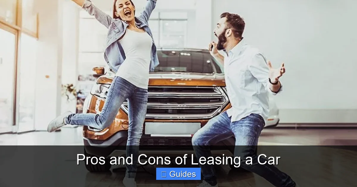 Pros and Cons of Leasing a Car