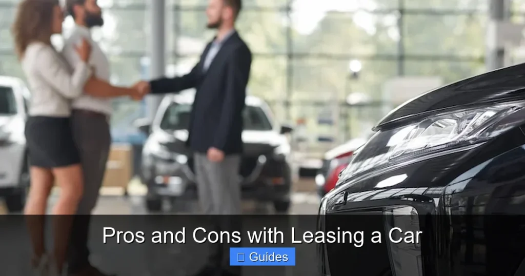 Pros and Cons with Leasing a Car