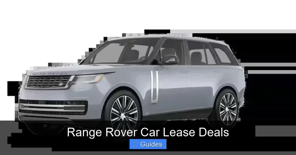 Range Rover Car Lease Deals