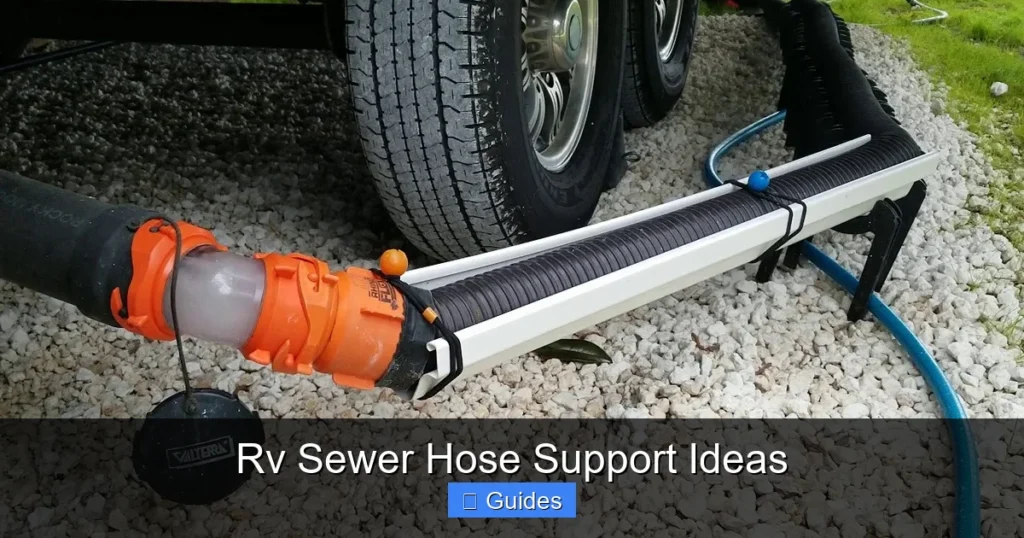 Rv Sewer Hose Support Ideas