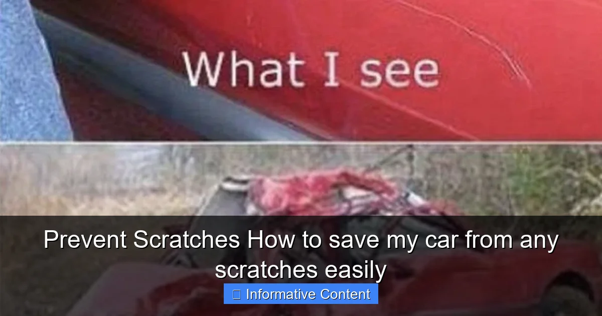 Prevent Scratches How to save my car from any scratches easily