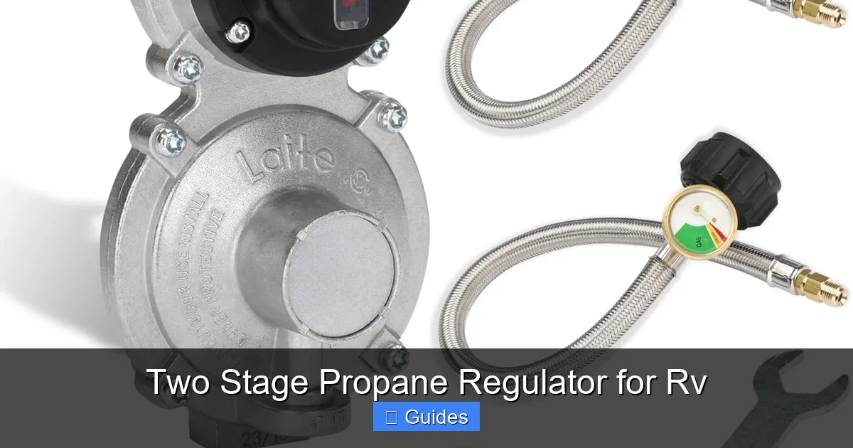 Two Stage Propane Regulator for Rv