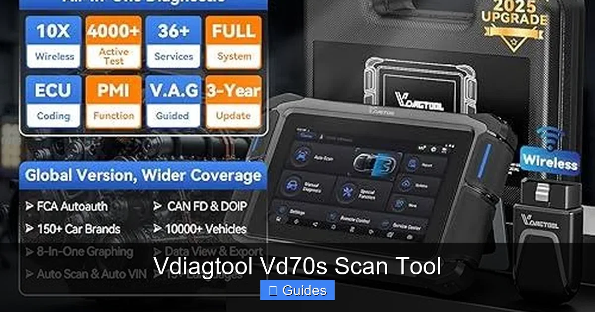 Vdiagtool Vd70s Scan Tool