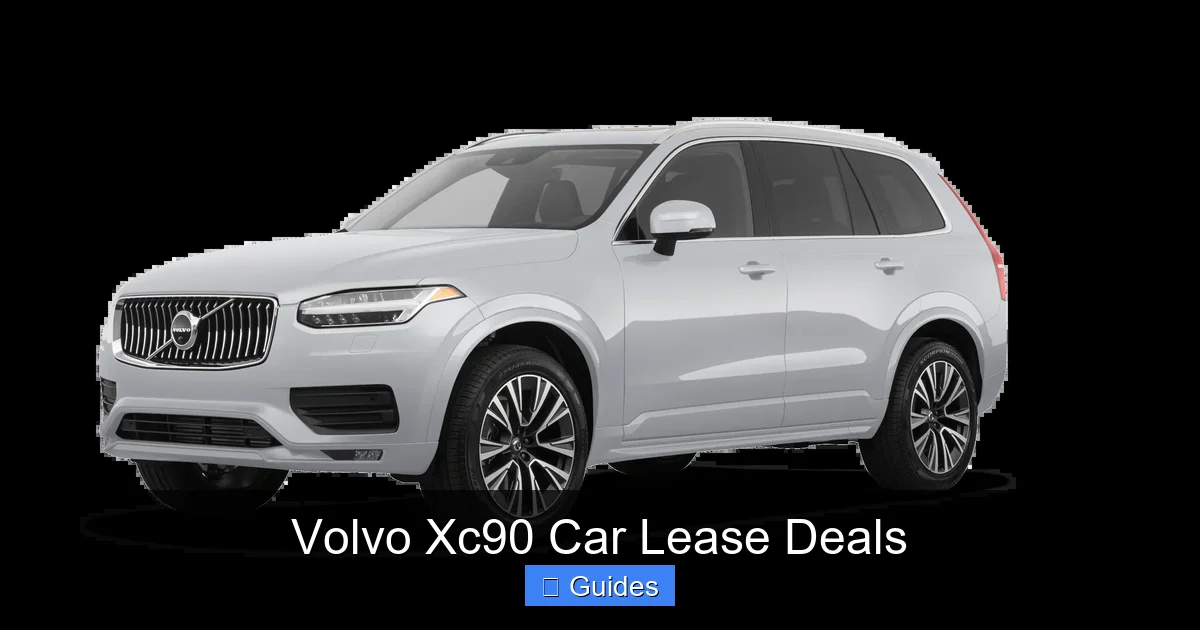 Volvo Xc90 Car Lease Deals